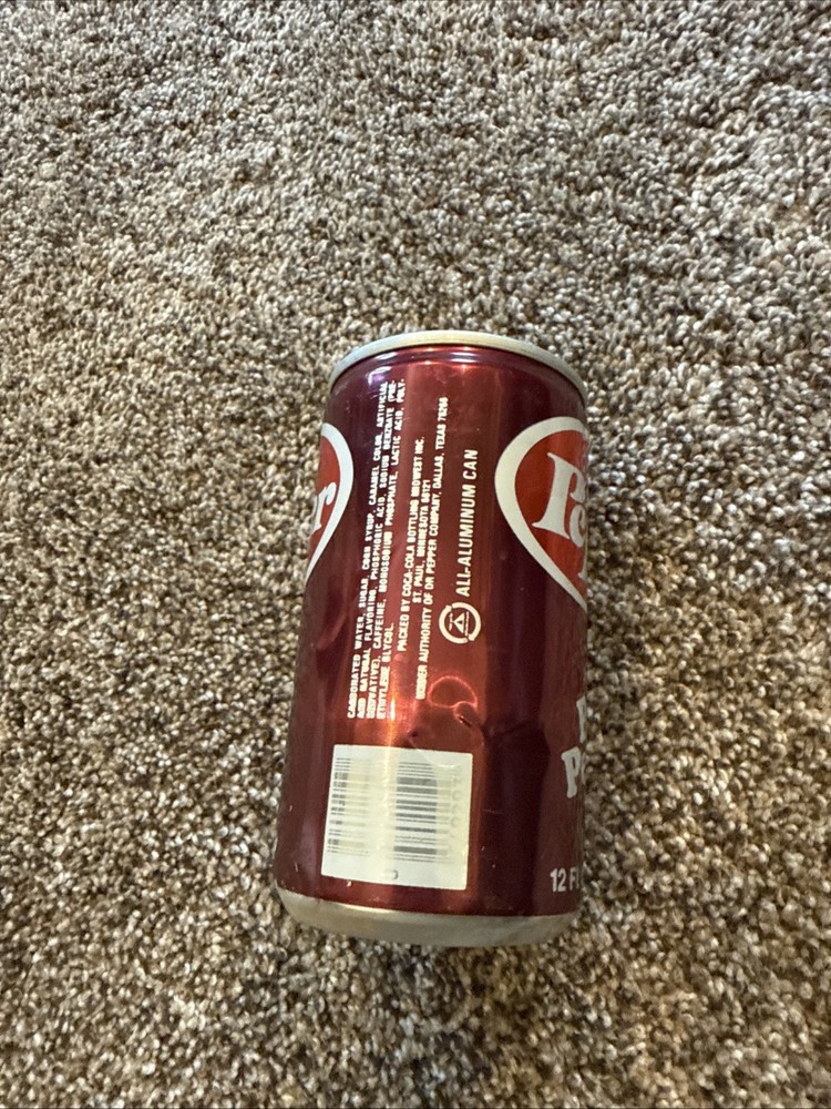 Old Dr Pepper Can Empty 12oz