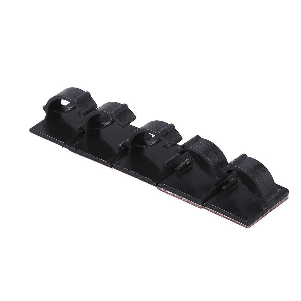 20 Pack Self-Adhesive Wire Tie Cable Clamp Clip Holder For Car Dash Camera A