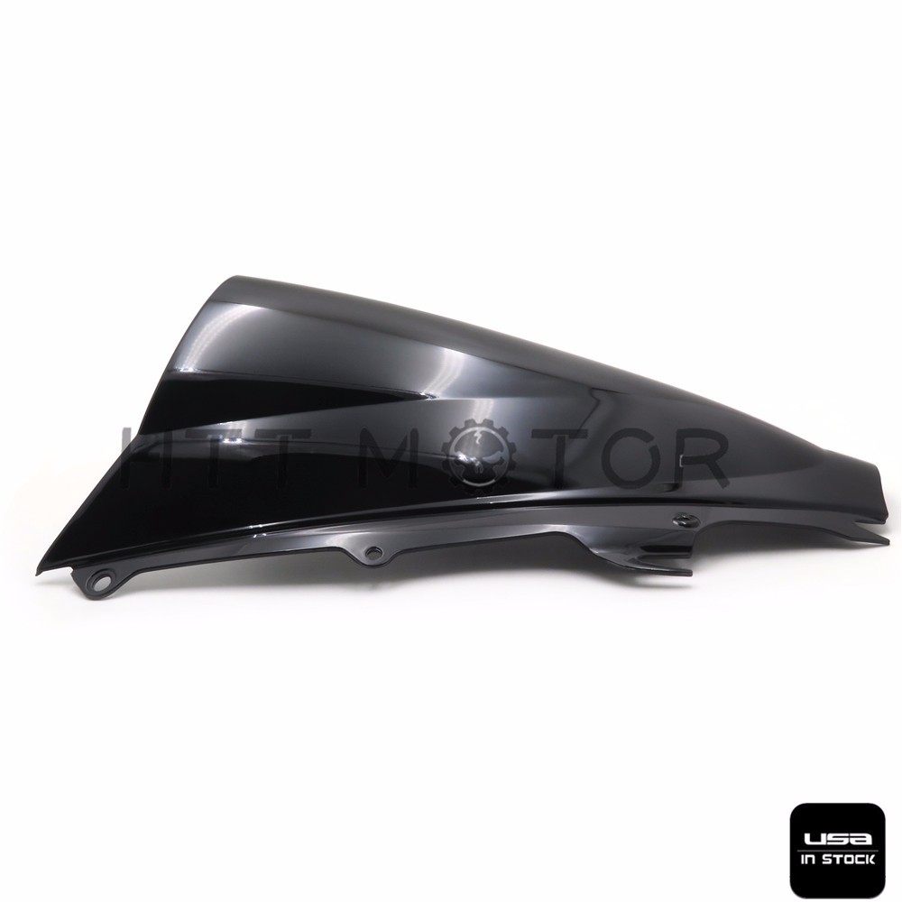 Windshield WindScreen Double Bubble For Triumph Daytona 675 2009-2012 Black US