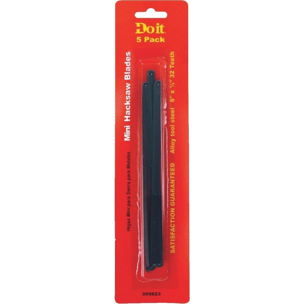 (10 BLADES)  6" Mini Multi-Purpose Hacksaw Blades