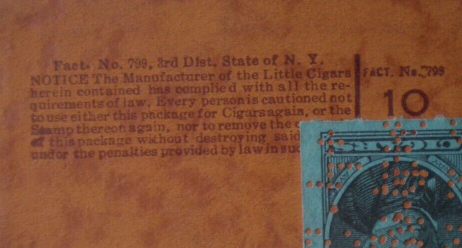 Antique 1926 PRIMS Mild Little Cigars, Mini Box 2"x3"