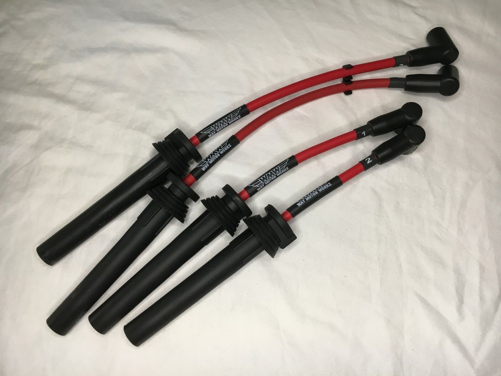 WMW Performance Red Spark Plug Wire Set For 2002-2006 MINI Cooper R50 R52 R53 