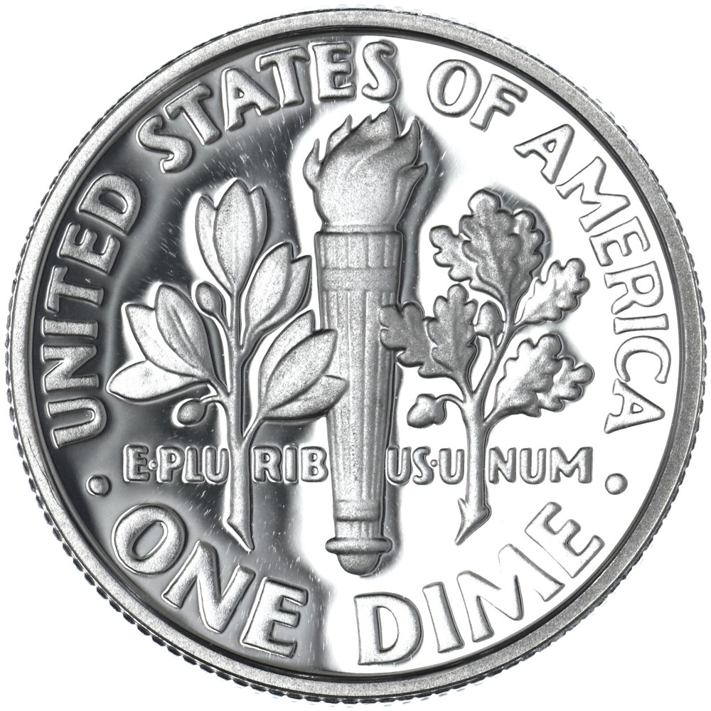 2007 S Roosevelt Dime Gem DCam Proof 90% Silver