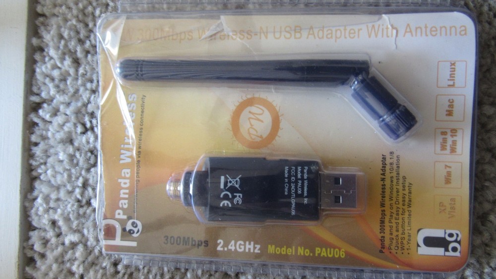 Panda 300 MBPS wireles N-adapter