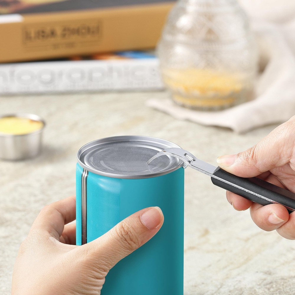 2 Pack Manual Handheld Bottle and Can Openers with Nonslip Handle for Beverages.