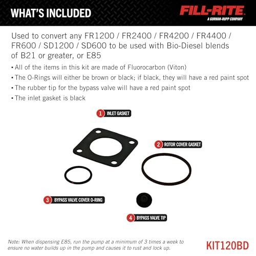 KIT120BD Conversion Kit to Bio-Diesel/E85 Pump for Bio-Diesel Conversion