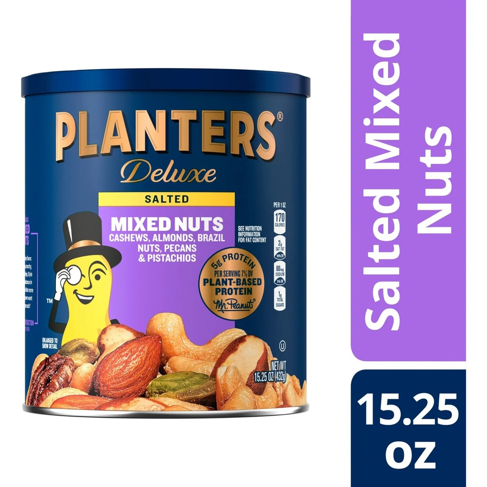 Planters Deluxe Mixed Nuts 15.25 oz. Canister