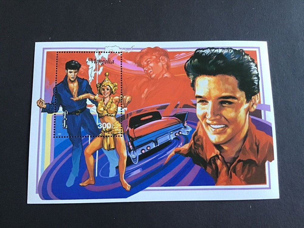 Elvis Presley Mongolia   Mint Never Hinged Stamp   Sheet R38362
