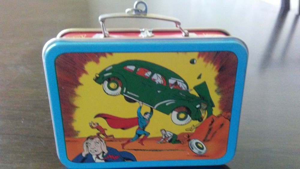 Superman Miniature Tin Lunchbox