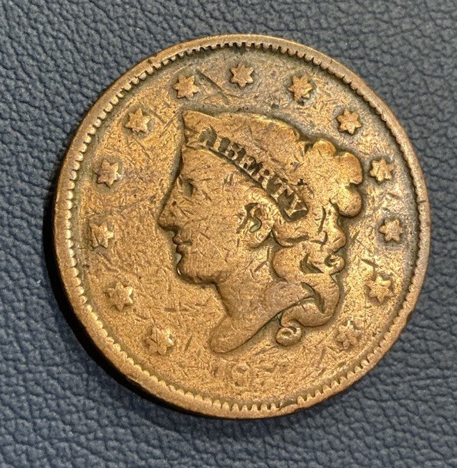 1852 Copper Large Cent - Vintage Coin