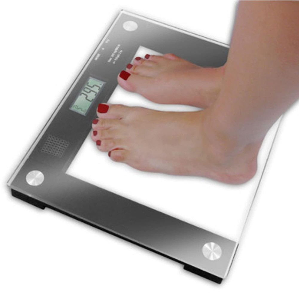 Ideaworks JB5824 Extra Wide Talking Scale-Visual & Voice Display Scale- 550 P...