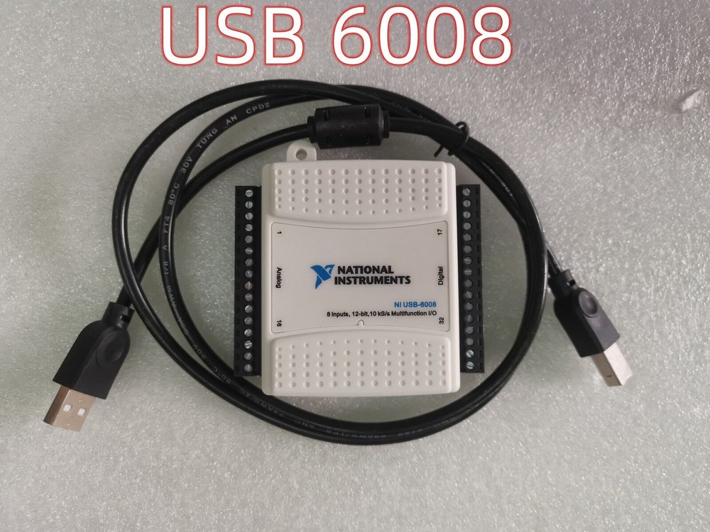 National Instruments USB-6008 Data Acquisition Card NI DAQ Multifunction