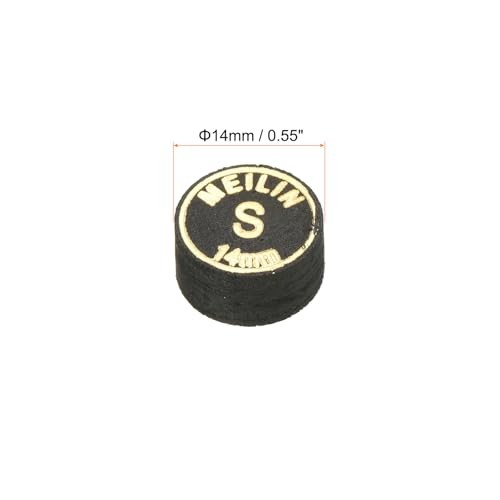 Pool Cue Tips Multiple Layer Pool Billiard Cue Tips Laminated 14mm Super Soft