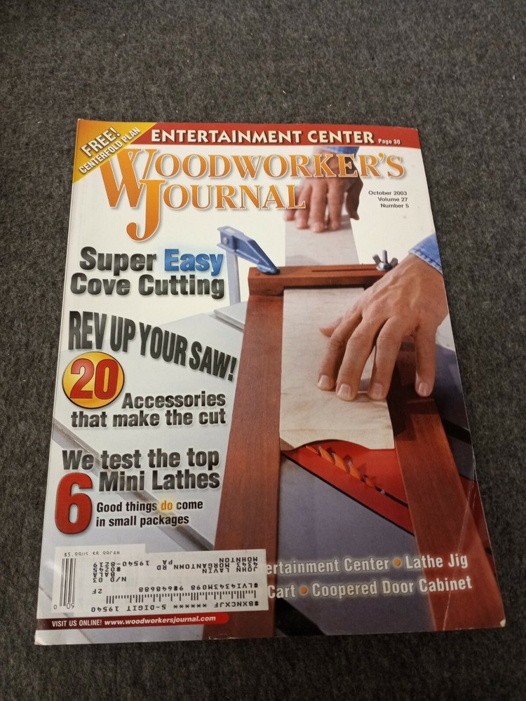 Woodworkers Journal September/October 2003 Volume 27 Number 5