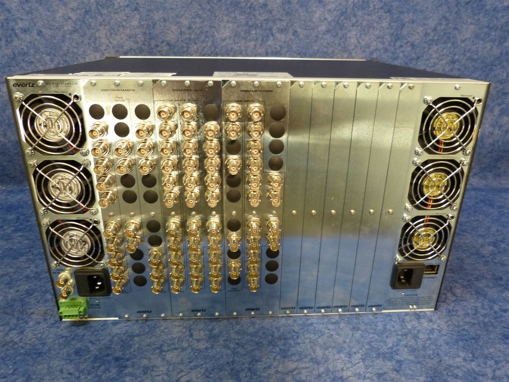 Evertz 3000FR 3000MVP Multi-Image Processor with cards