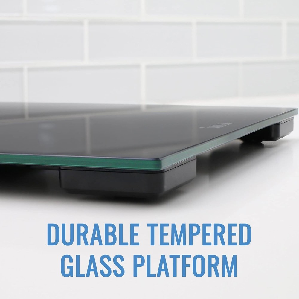 DMI Digital Talking Bathroom Scale, Sleek Tempered Glass, Clinically Accurate