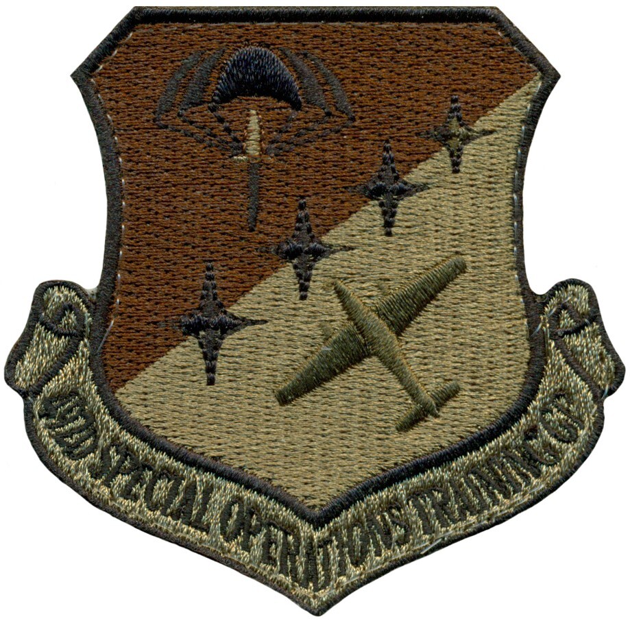 USAF 492d SPECIAL OPERATIONS TRAINING GROUP PATCH - OCP