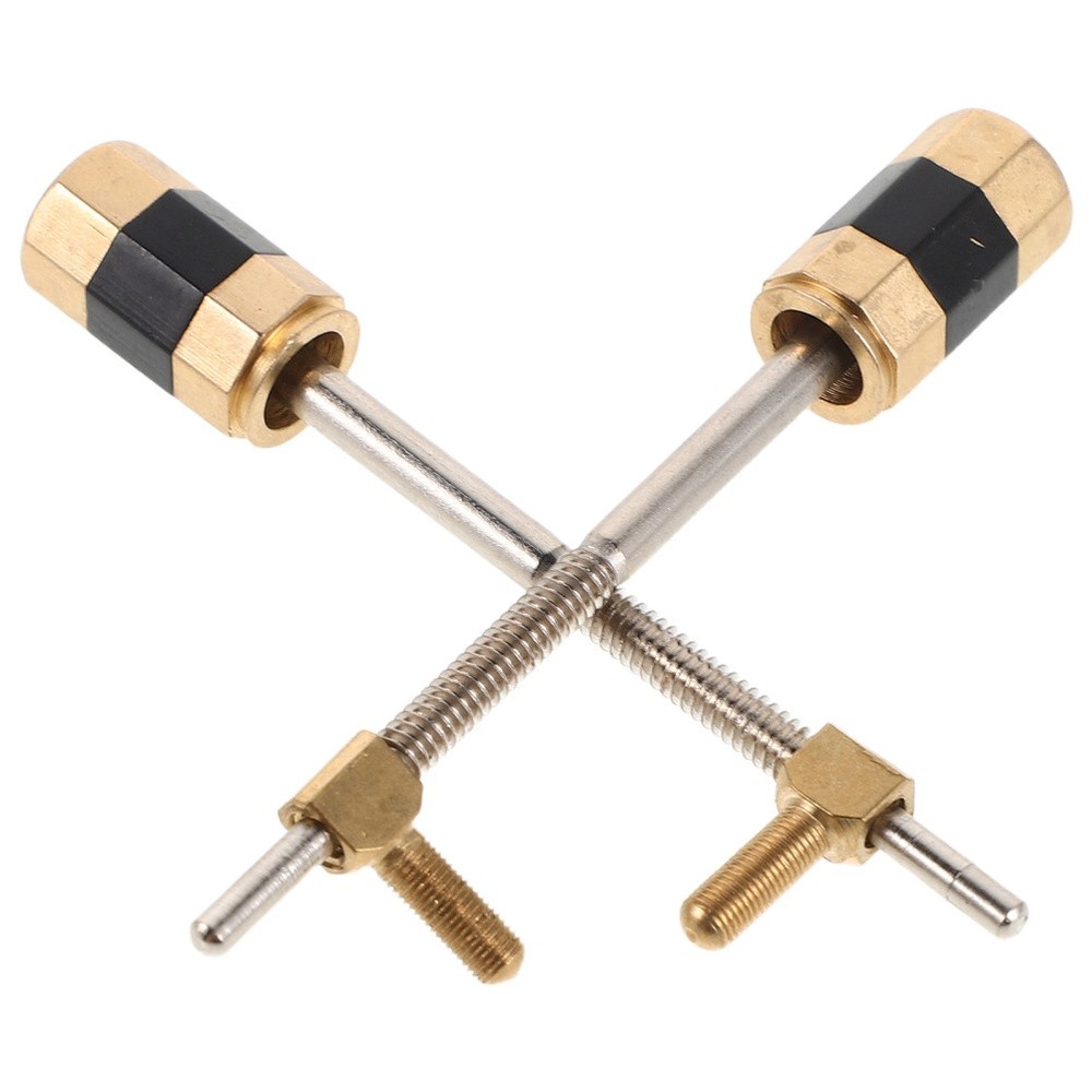 2 Pcs Practical Violin Bow Frog Screw Musical Equipment Accessory