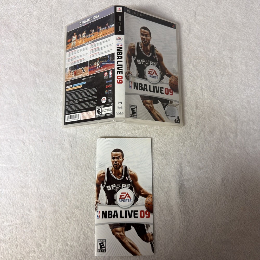 NBA Live 09 PSP Case and Insert only