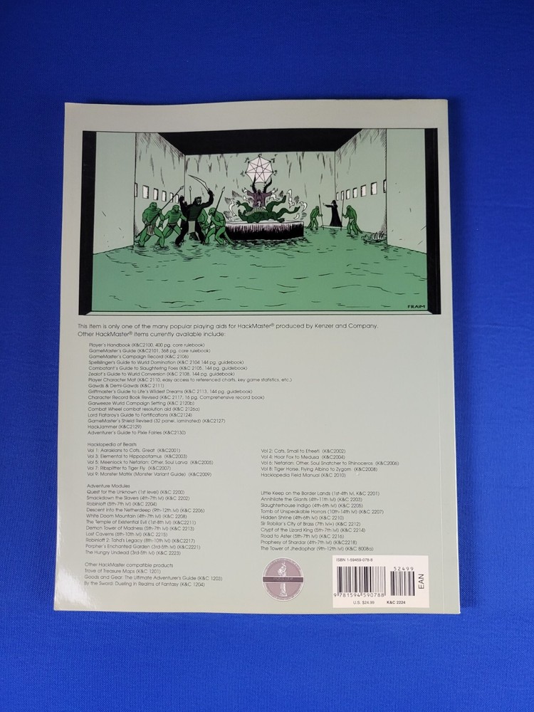 Dead Gawd's Hand Adventure Module - Hackmaster S5