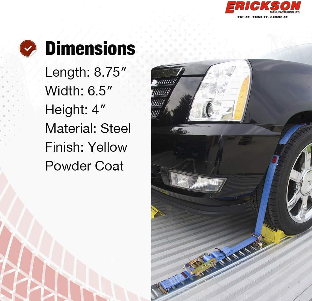 E-Track Moveable Wheel Chock,1 Pk