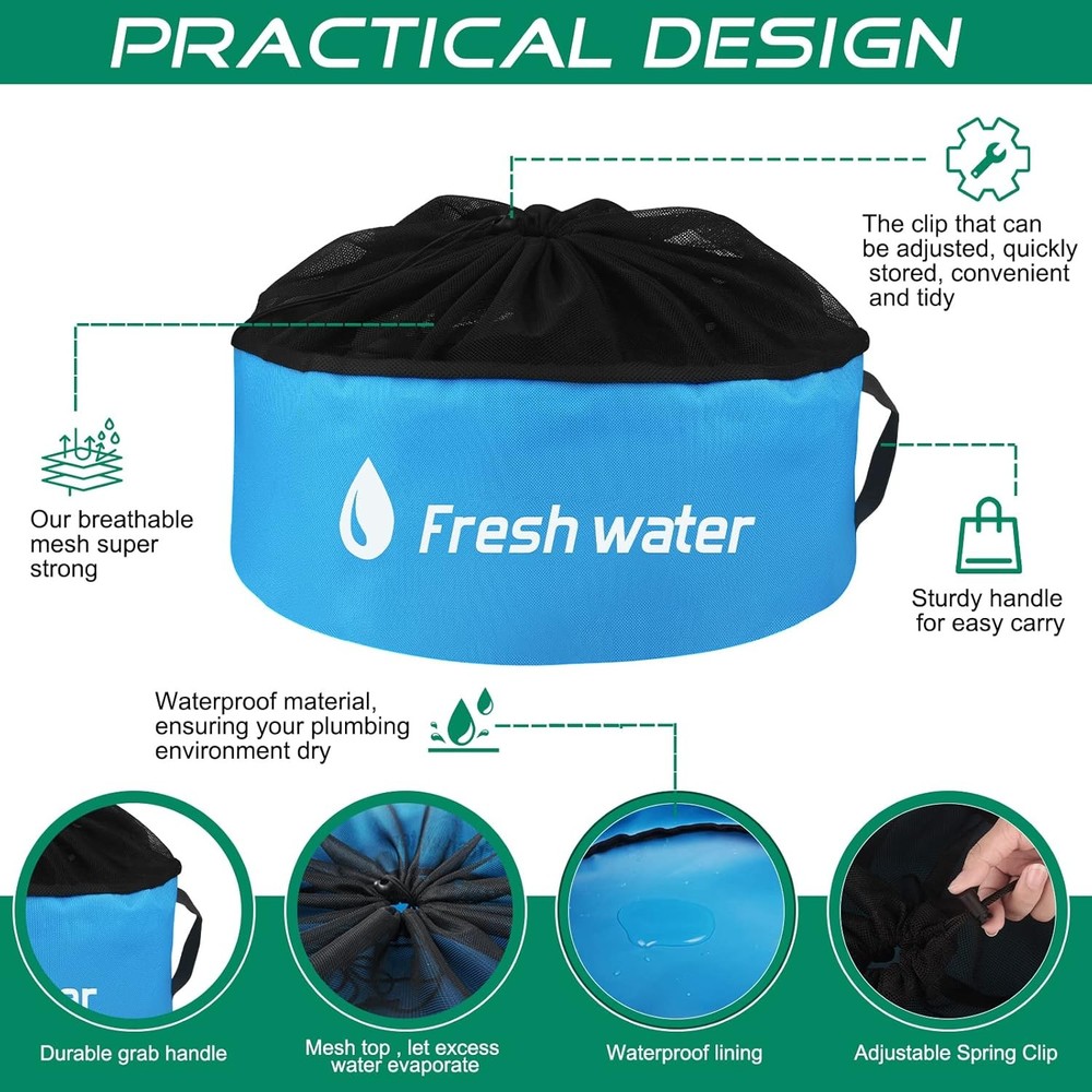 4 Pack RV Sewer Hose Storage,Waterproof Storage and Multicolor