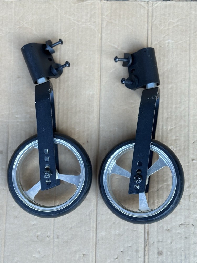 Pair KI Mobility Catalyst, 5VX Wheelchair 6” Caster Wheels & 10.5” Fork