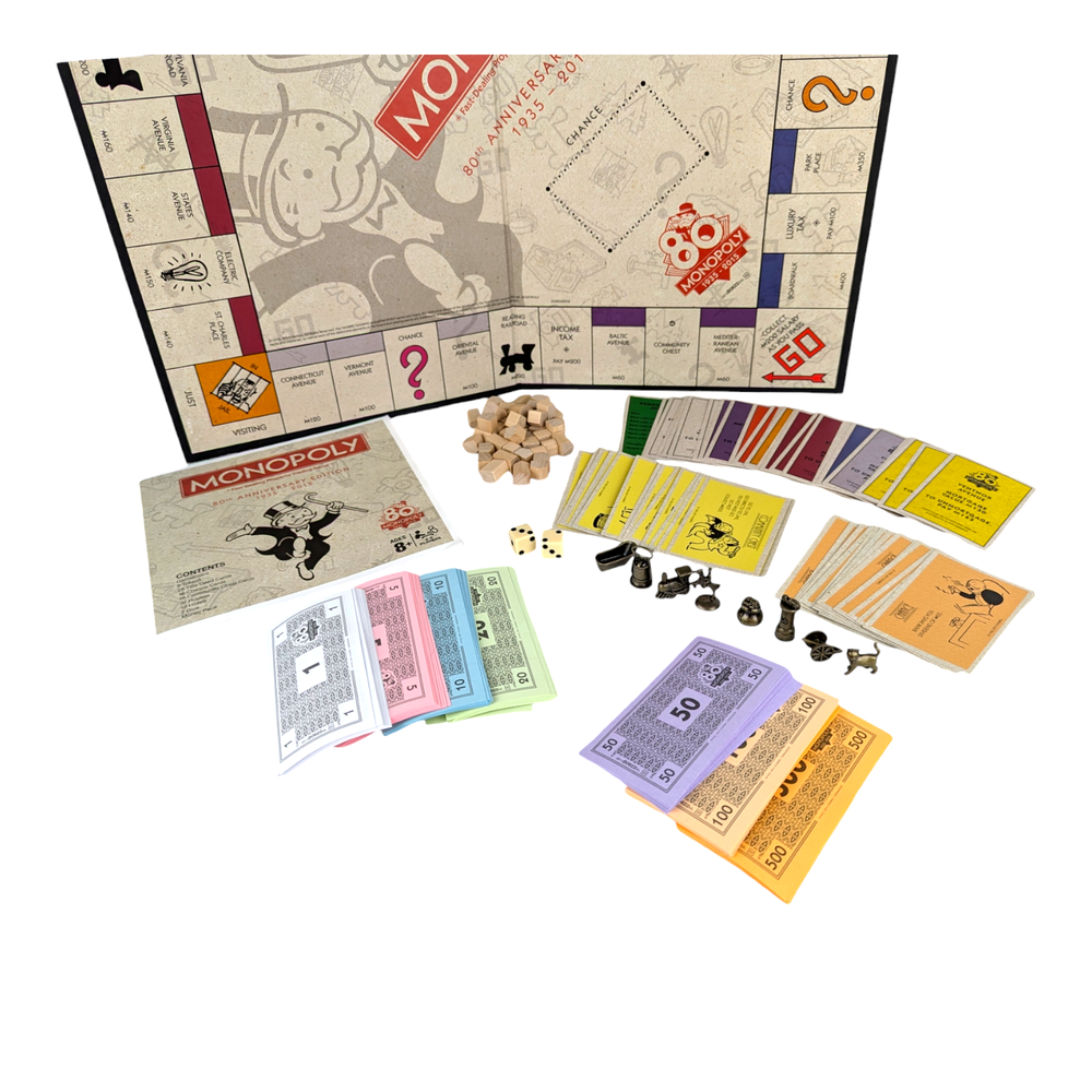 Monopoly 80th Anniversary Edition 2014 Replacement Pieces - YOU CHOOSE