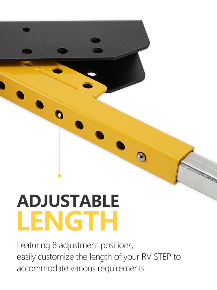 Solid Stance RV Step Stabilizer Kit for 5th Wheels, Travel Trailers & Motorhomes