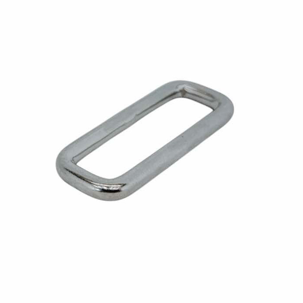 4PCS Mil Spec 3/16"x2" Rectangular Ring Rectangle Link Loop T304 Stainless Steel