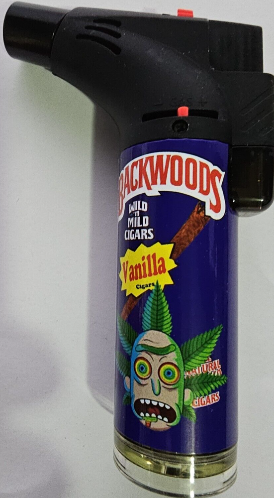 BackWoods Torch Refillable Windproof Jet Lighter Color Vanilla Size 4 ins