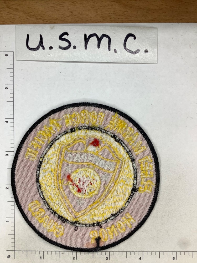USMC FLEET MARINE FORCE PACIFIC HONOR GUARD FMF-PAC PATCH