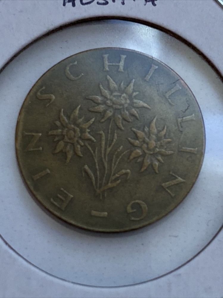 1968 Austria 1 Schilling Coin B8
