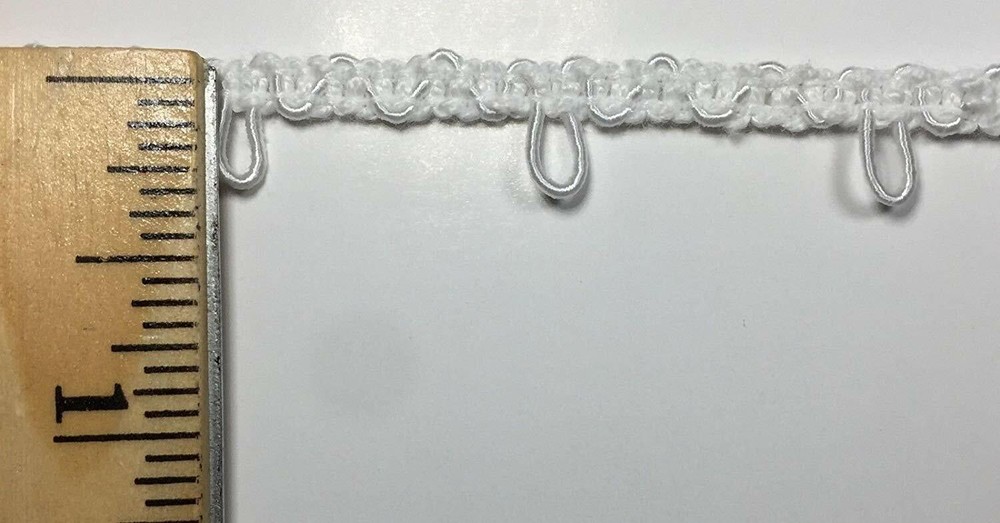 Bridal Button Loop Elastic Braid Trimming - 18 Yards - Many Colors