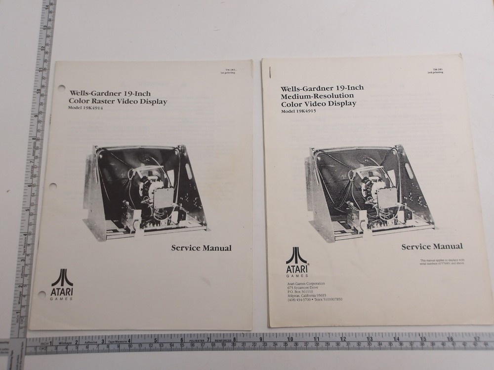 Atari - Monitor Manuals - Distributors pack