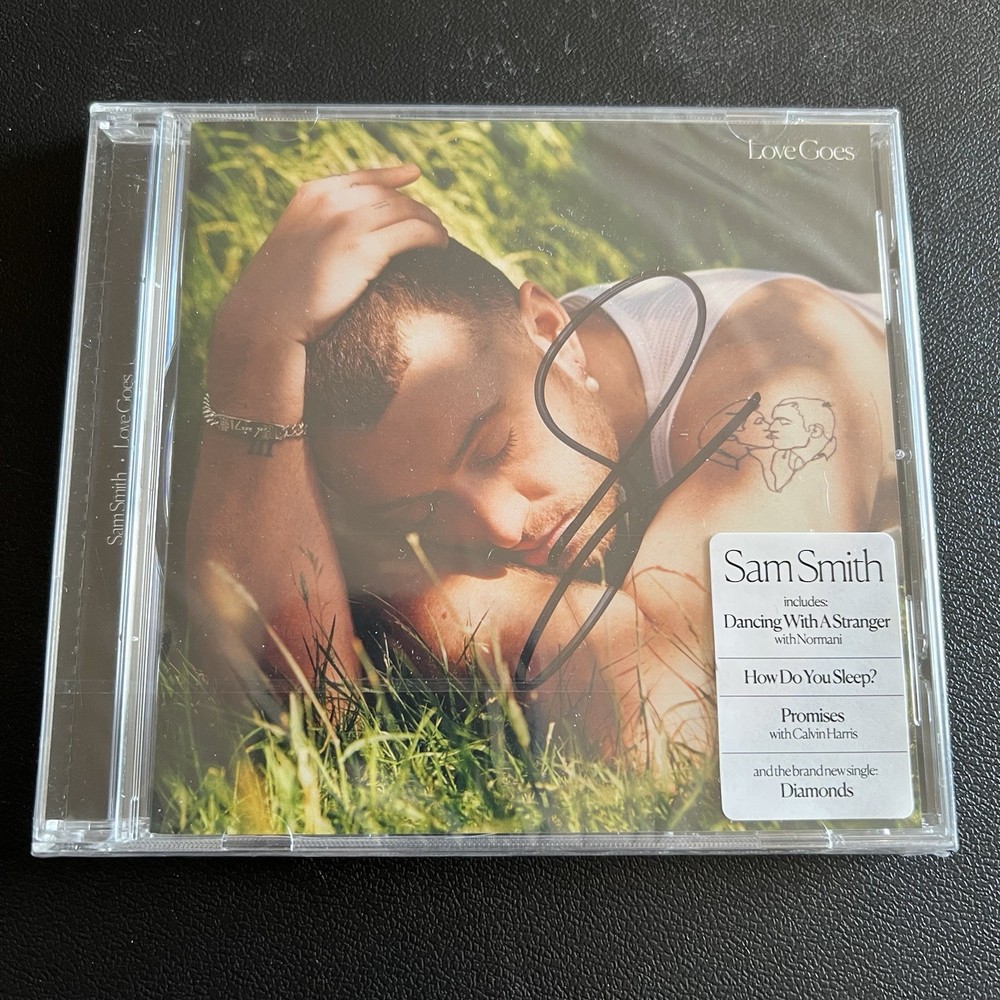 SAM SMITH Signed Autograph CD LOVE GOES Autographed RARE NEW SEALED
