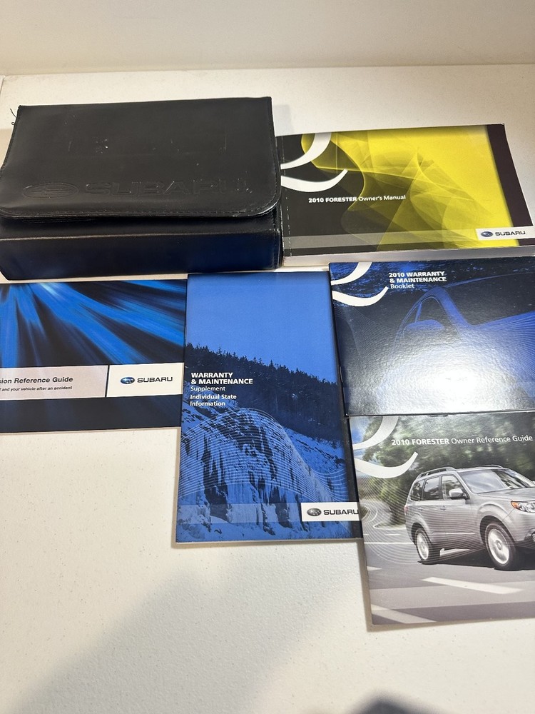2010 Subaru Forester Owner Manual Set