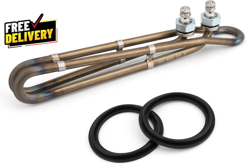 4KW 240V Flo Thru Hot Tub Heater Element 10in Replacement for Balboa Spa Pool…