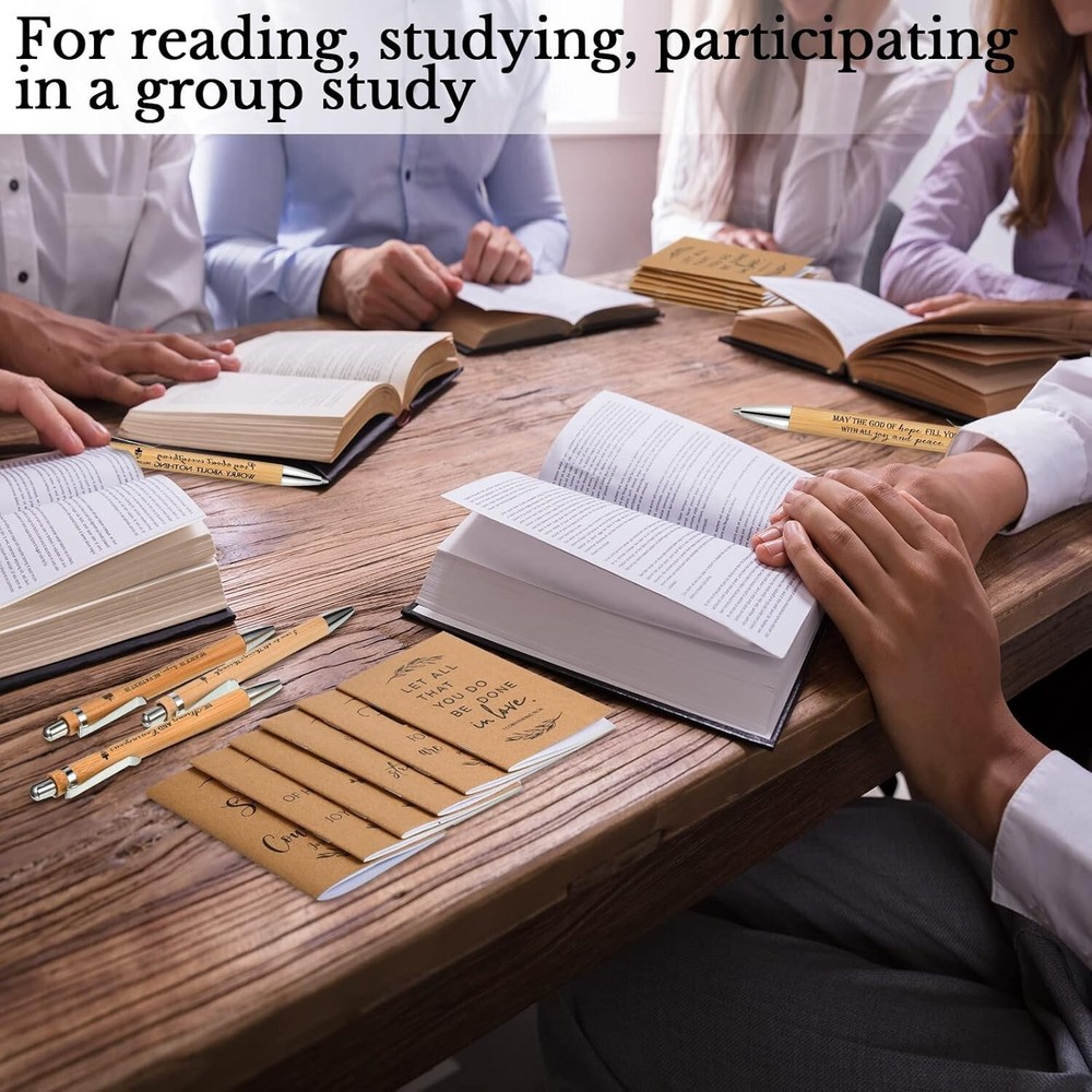 100 Assorted Christian Gift Journals & Pens - Perfect for Sharing & Reflection