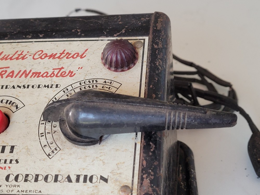 1950s Lionel Train Multi-Control TrainMaster Transformer Type 110 RW Watt AS-IS