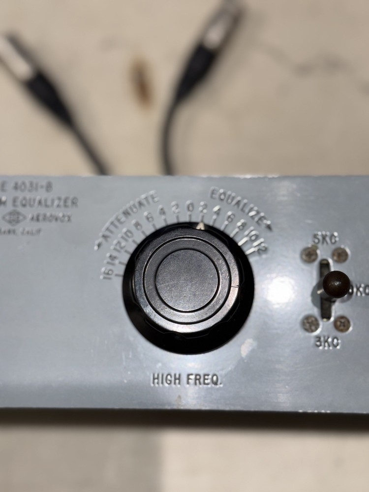 Cinema Engineering Aerovox Type 4031-B Equalizer. RARE. Deoxit treated !