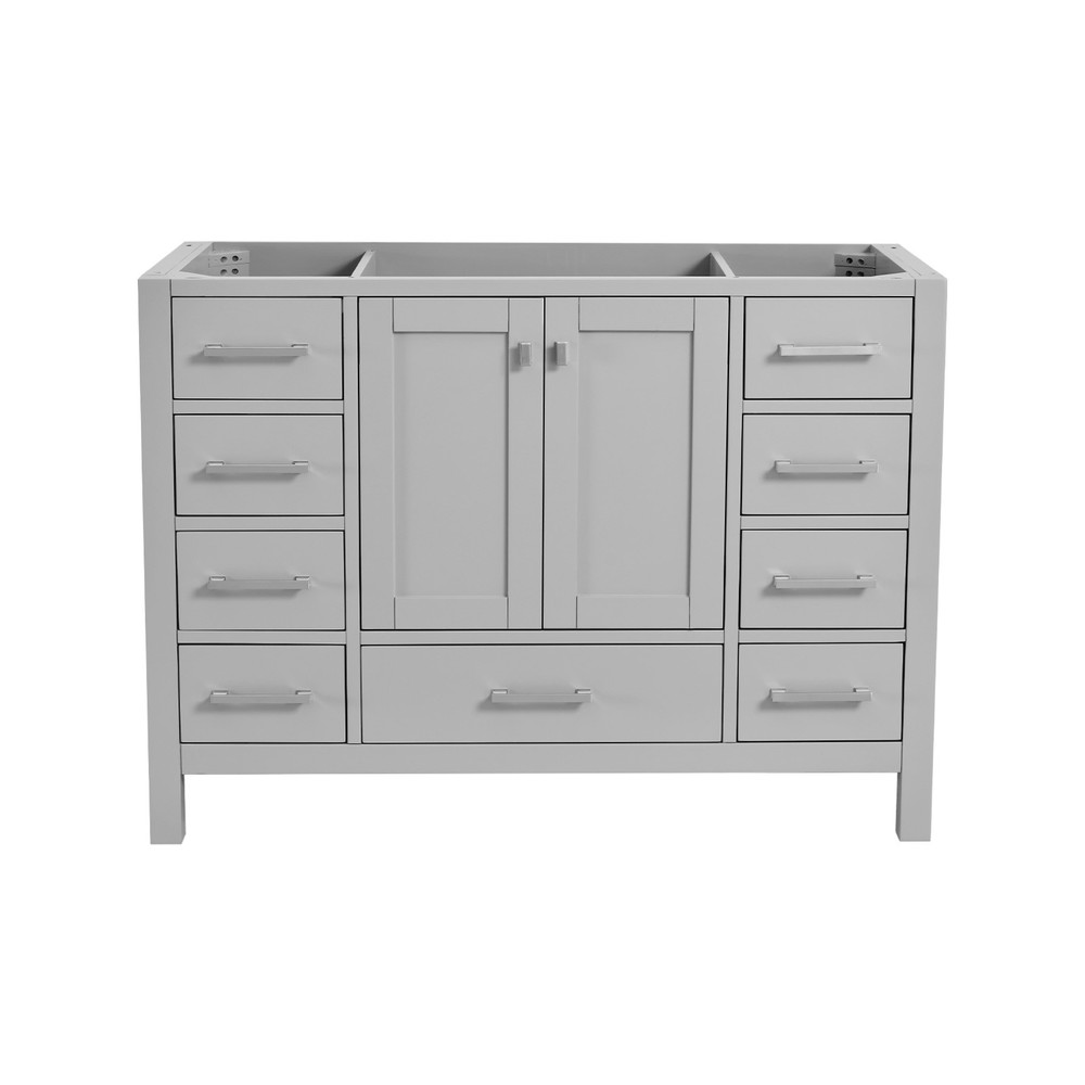 48'' Bathroom Vanity, Freestanding Vanity with Top, Solid Wood Frame Bathroom