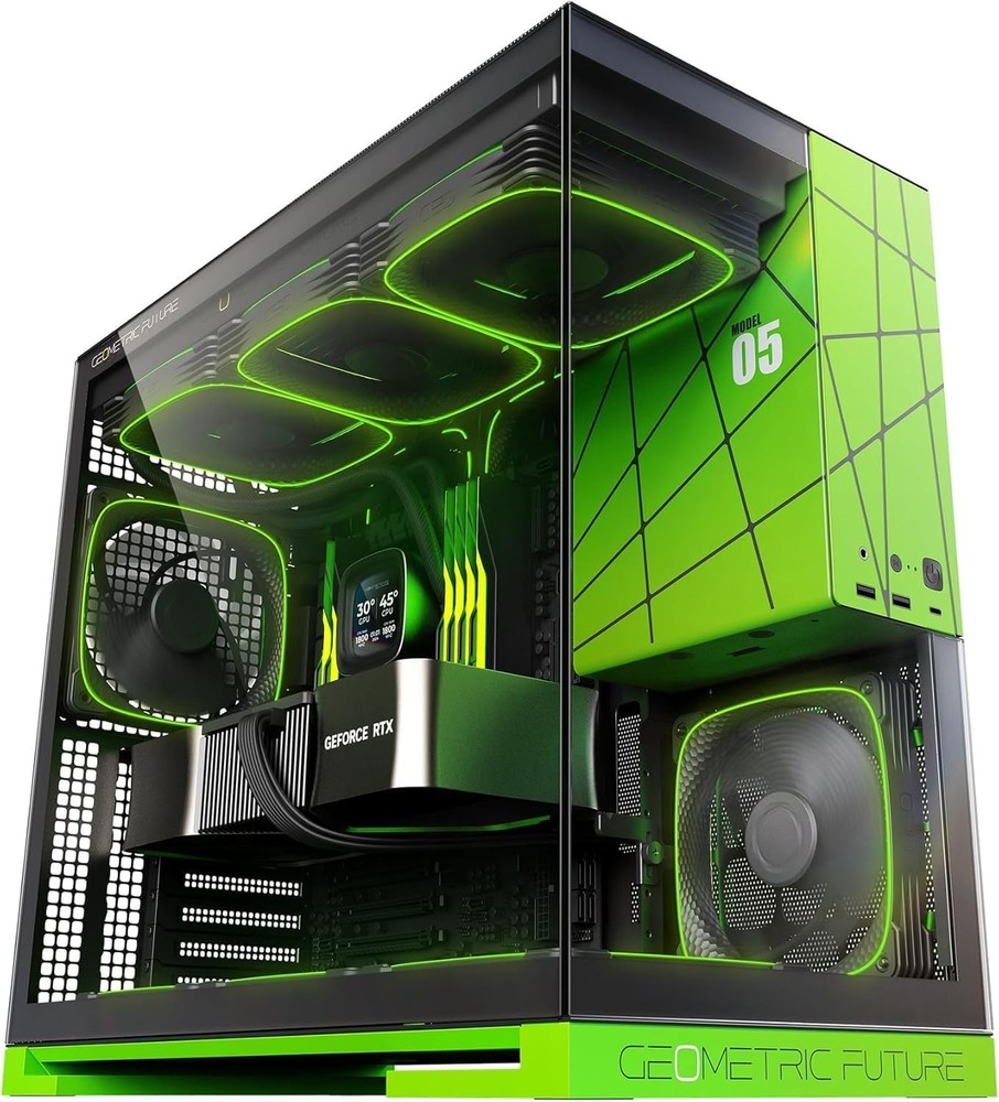 Geometric Future M5 Gaming Case Mid Tower Black