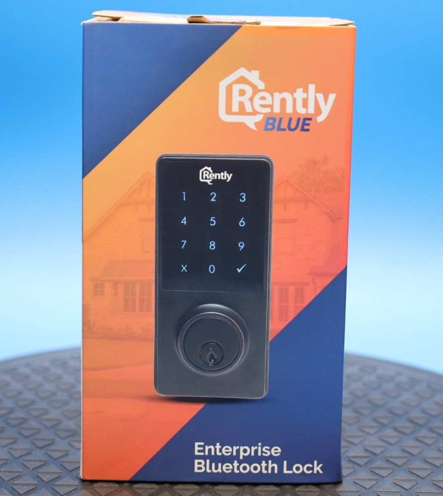 Home Keypad Lock Apartment RENTLYBLUE Enterprise Bluetooth Keyless Code Lockbox