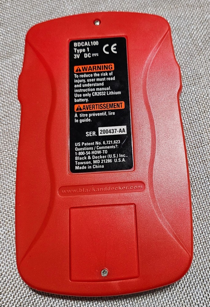 Black & Decker Marksman Material Estimator Calculator Model BDCAL100