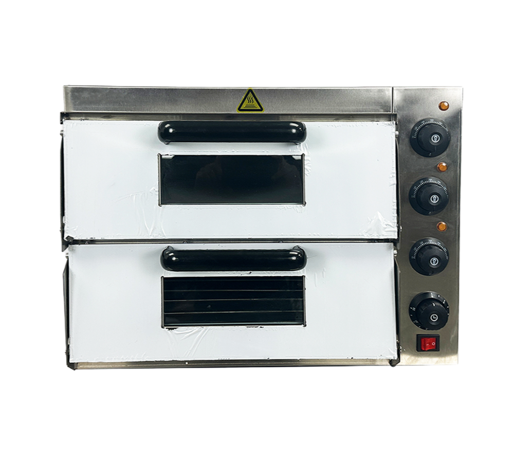 Commercial Electric Double Deck Pizza Oven 3000 W