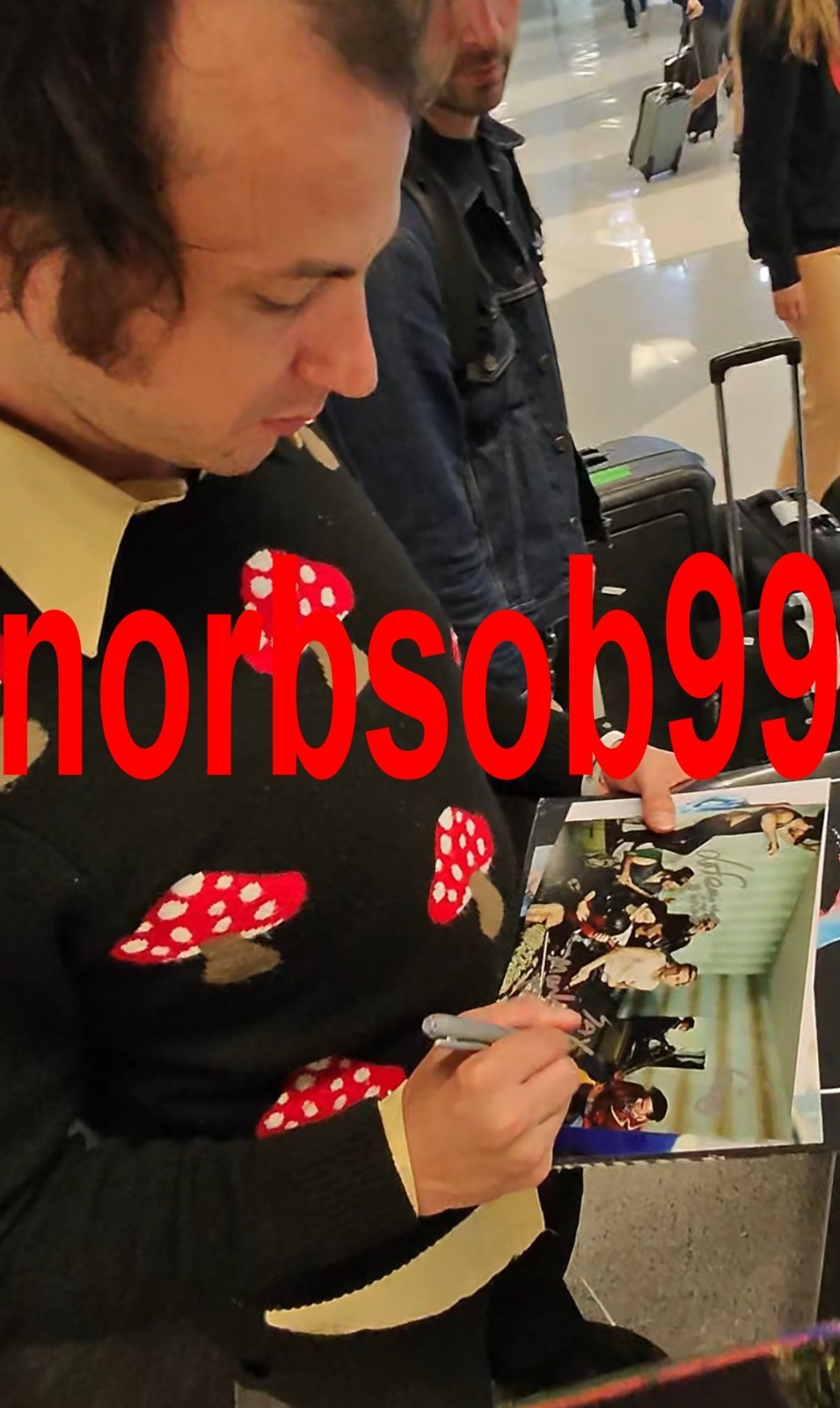 LA FEMME BAND X7 SIGNED AUTOGRAPH ROCK MACHINE VINYL SACHA GOT +6 w/EXACT PROOF