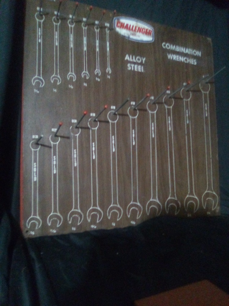 Vintage Challenger By Proto Tool Display Board Panel No. 138-R Screwdrivers