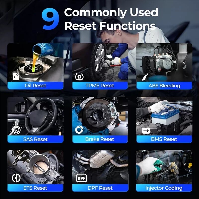 Free Updates! TOPDON AD600S Diagnostic Scanner Engine ABS SRS TPMS Code Reader