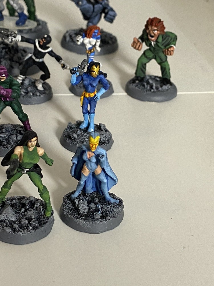 Marvel Superhero villian Custom painted miniatures Rare Wizkid E2